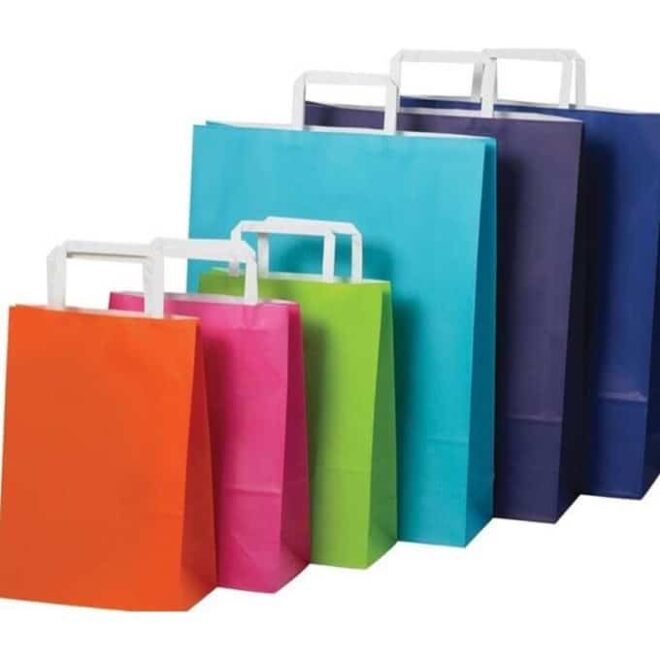 Colour paper bags